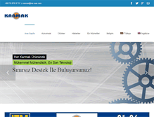 Tablet Screenshot of kar-mak.com